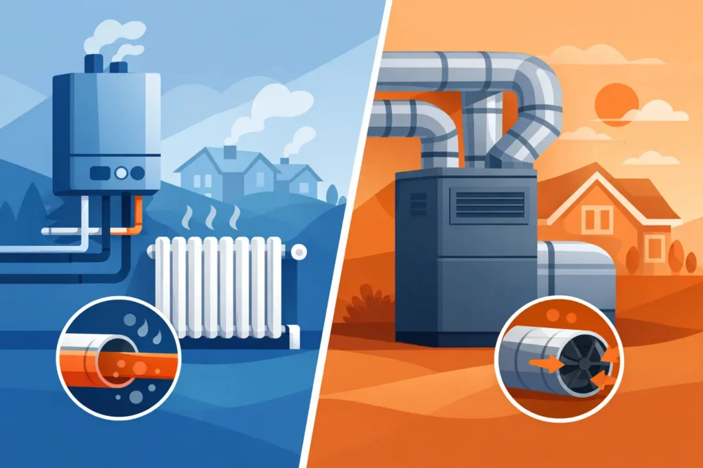 Boiler Versus Forced Air: Which Heat Fits?