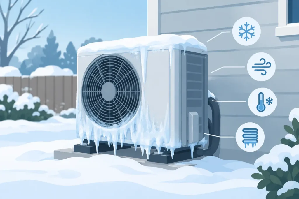 Why Does a Heat Pump Freeze? Common Causes
