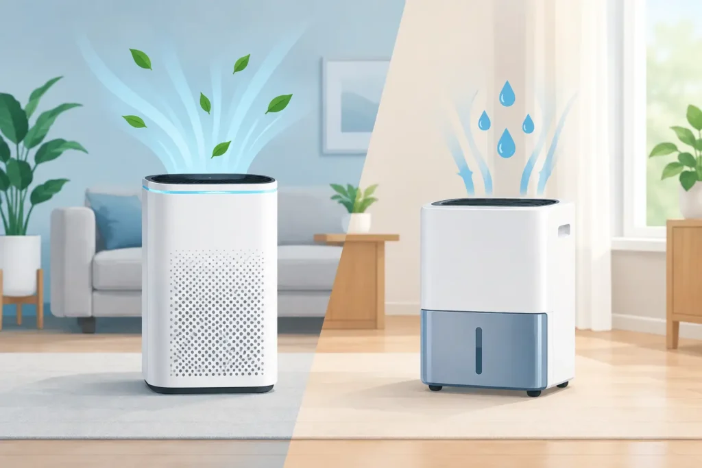 Air Purifier vs Dehumidifier for Your Home