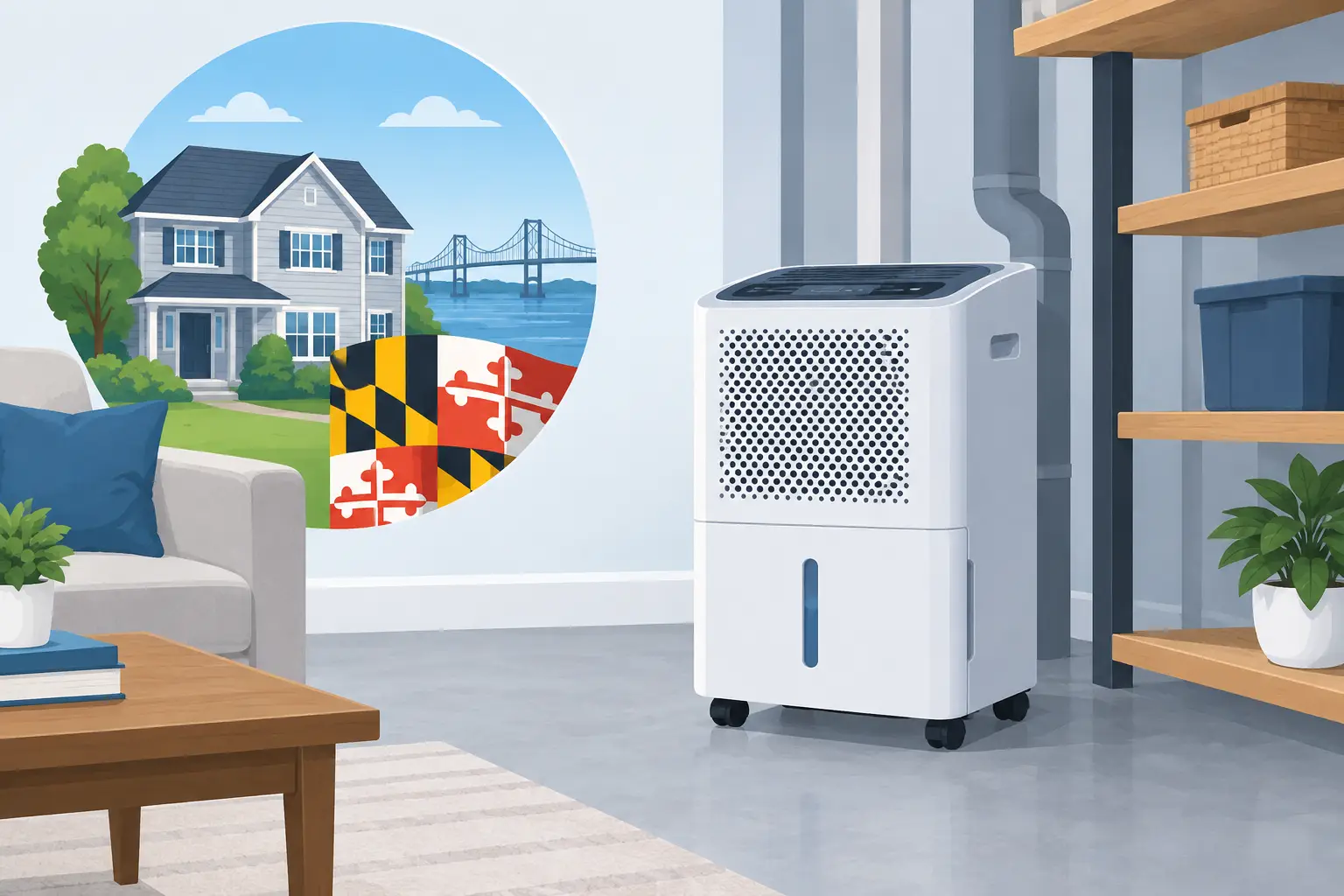 Whole Home Dehumidifier Guide for Maryland Homes