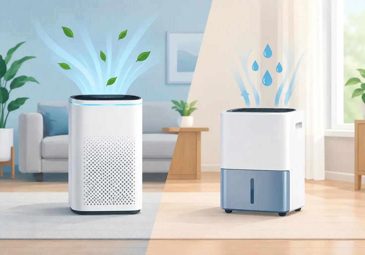 Air Purifier vs Dehumidifier for Your Home