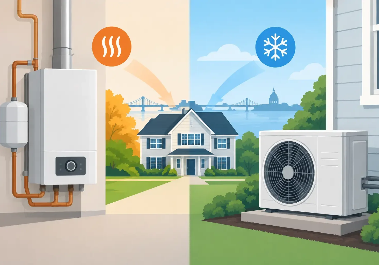 Boilers Versus Heat Pumps for Maryland Homes