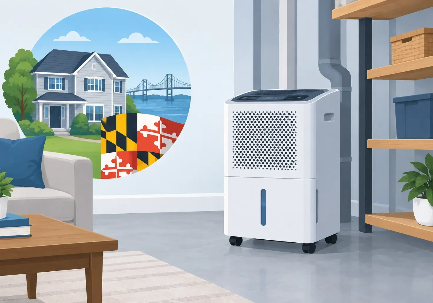 Whole Home Dehumidifier Guide for Maryland Homes